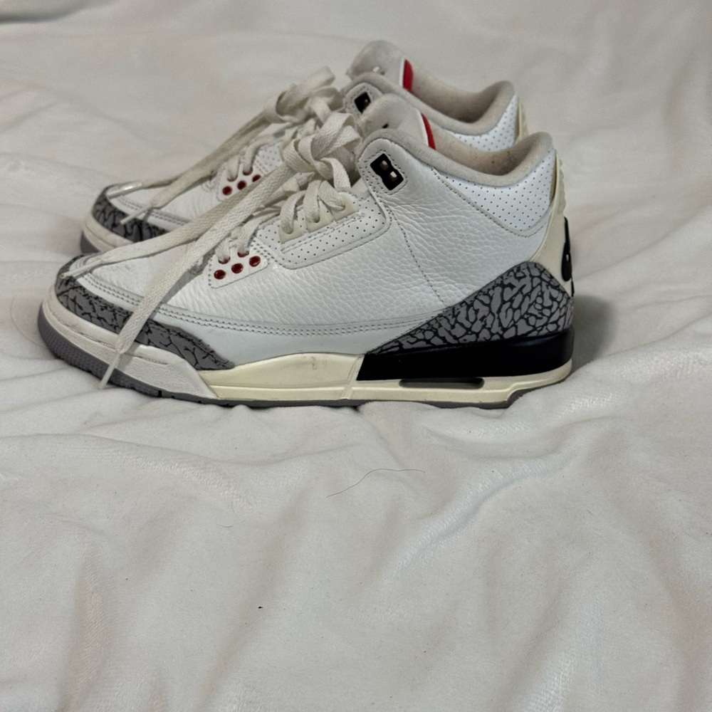 White and Gray Sneakers